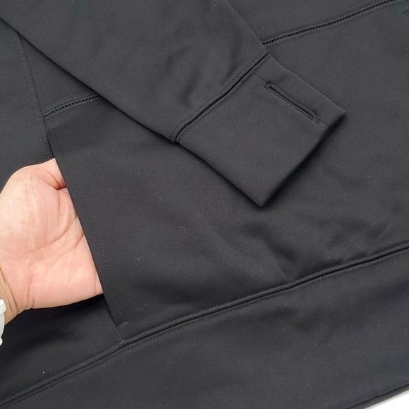 Long sleeve thumb hole fleece pullover hoodie, Size M - Picture 9 of 14